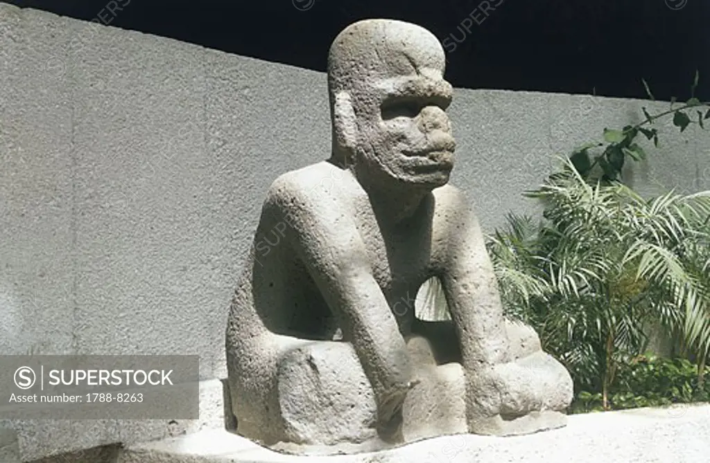 Close-up of a statue, Parque-Museo La Venta, Villahermosa, Tabasco State, Mexico
