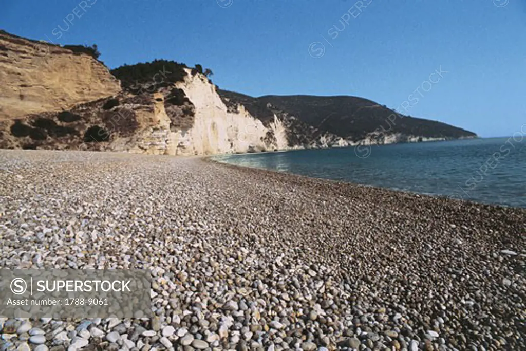 Italy - Apulia Region - Gargano National Park - Beach between Mattinata and Pugnochiuso