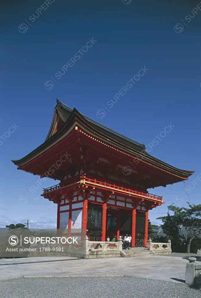 Japan - Kansai - Kyoto. Kiyomizudera Buddhist temple ('Pure Water Temple')