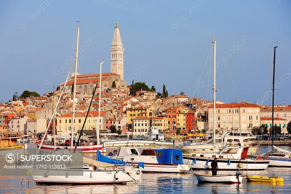 Croatia, Istria, Adriatic Coast, the village of Porec, Euphrasian Basilica, Episcopal Complex of the Euphrasian Basilica in the Historic Centre listed...