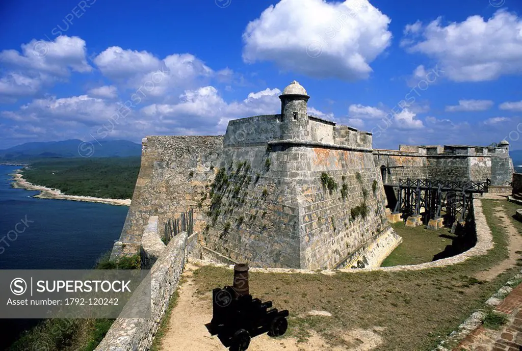 Cuba, Santiago de Cuba, Castillo de San Pedro del Morro listed as World Heritage by UNESCO