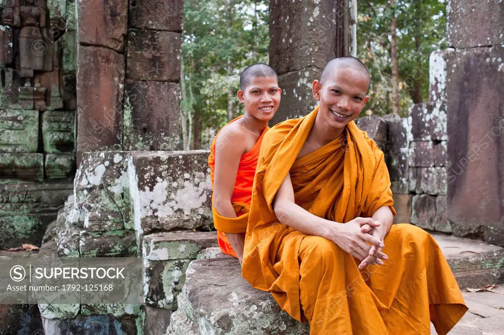 Cambodia, Siem Reap Province, Angkor temple complex, listed as World Heritage by UNESCO, the walled city of Angkor Thom the Great Angkor or the Great ...
