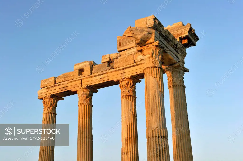 Turkey, Mediterranean Region, Turquoise Coast, Pamphylia, Side, Apollo Temple