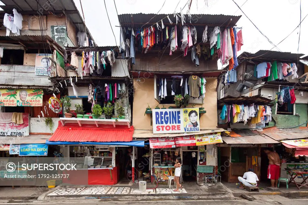 Philippines, Luzon island, Manila, Intramuros historic district, the homes of neighborhoods