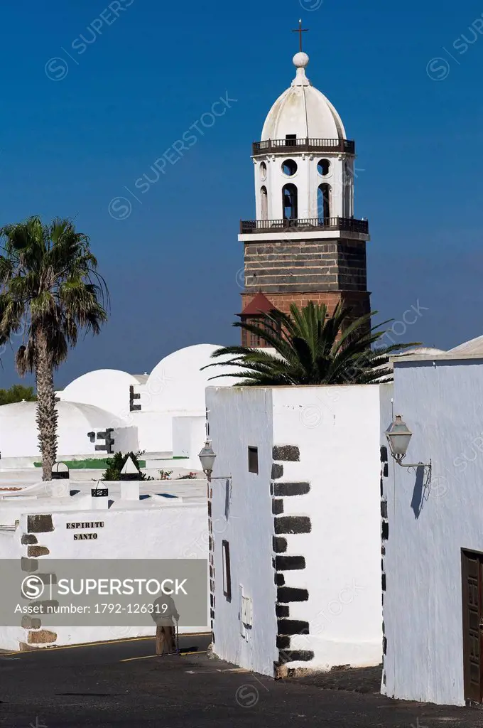 Spain, Canary islands, Lanzarote island, Senora de la Guadaloupe church in Teguise town the old capital island