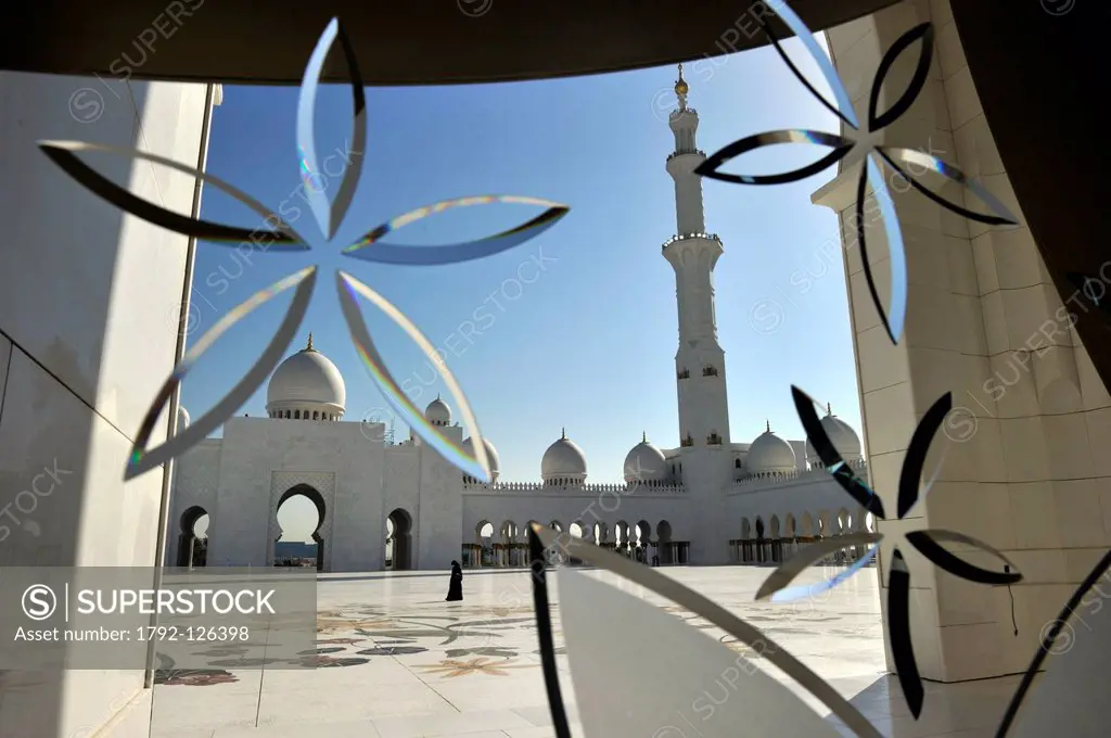 United Arab Emirates, Abu Dhabi, Sheikh Zayed Bin Sultan Al Nahyan Mosque