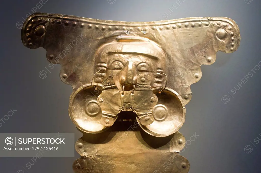 Colombia, Cundinamarca Department, Bogota, downtown district, the Gold Museum of the Bank of the Republic of Colombia, pre_hispanic item
