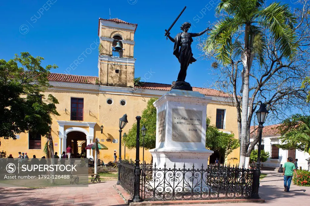 Colombia, Bolivar Department, Mompox or Mompos, city founded in 1540, listed as World Heritage by UNESCO, the City Hall which contained the Colonial j...