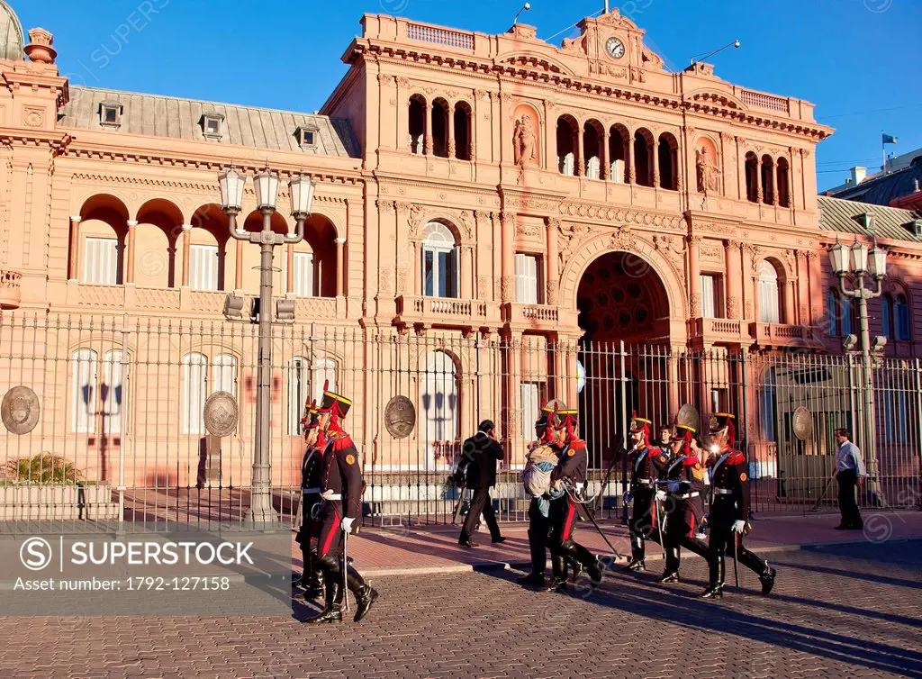 Argentina, Buenos Aires, Plaza de Mayo, Casa Rosada