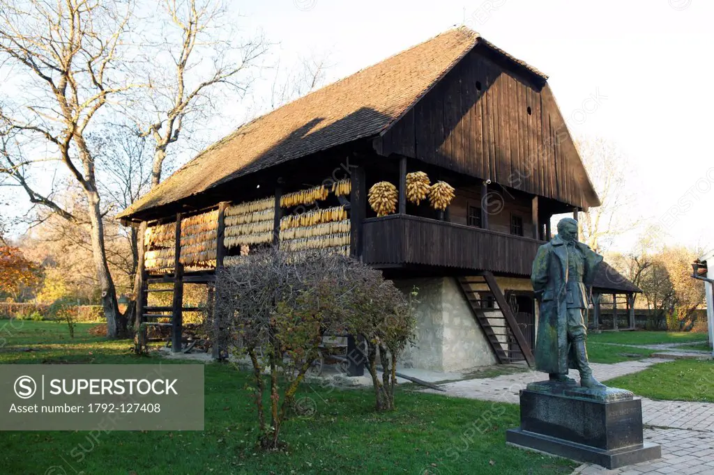 Croatia, Krapina Zagorje county, Kumrovec, Muzej Staro Selo Old Village Museum was the birthplace of President Tito and was preserved as a historical ...