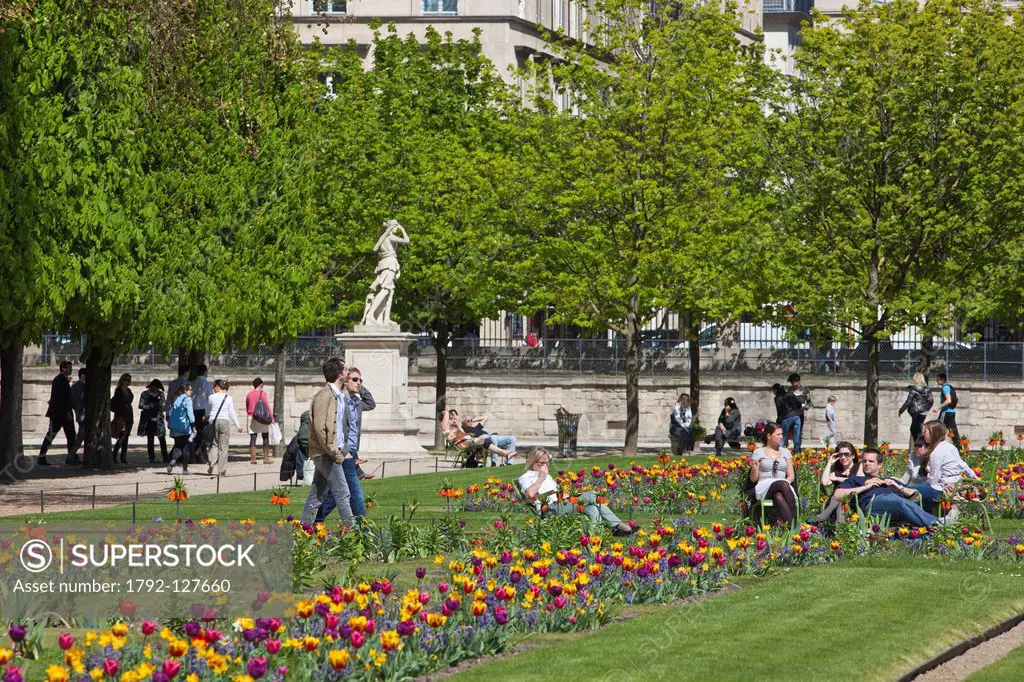 France, Paris, the Tuileries gardens