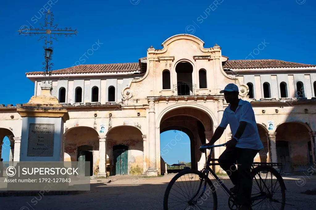 Colombia, Bolivar Department, Mompox or Mompos, city founded in 1540 and listed as World Heritage by UNESCO, the Plaza Real de la Concepcion
