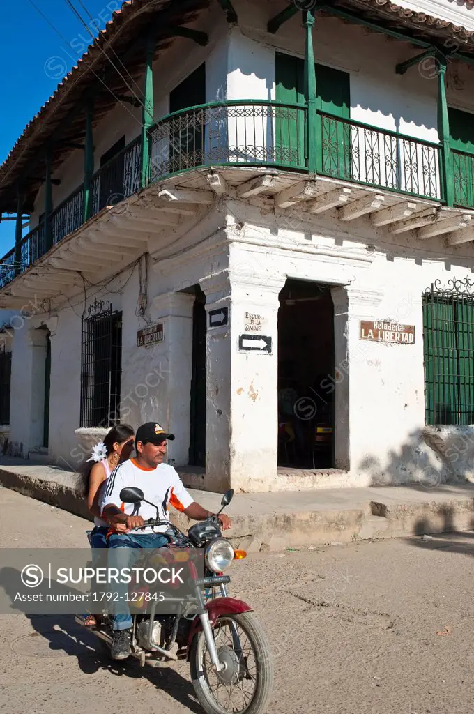 Colombia, Bolivar Department, Mompox or Mompos, city founded in 1540 and listed as World Heritage by UNESCO