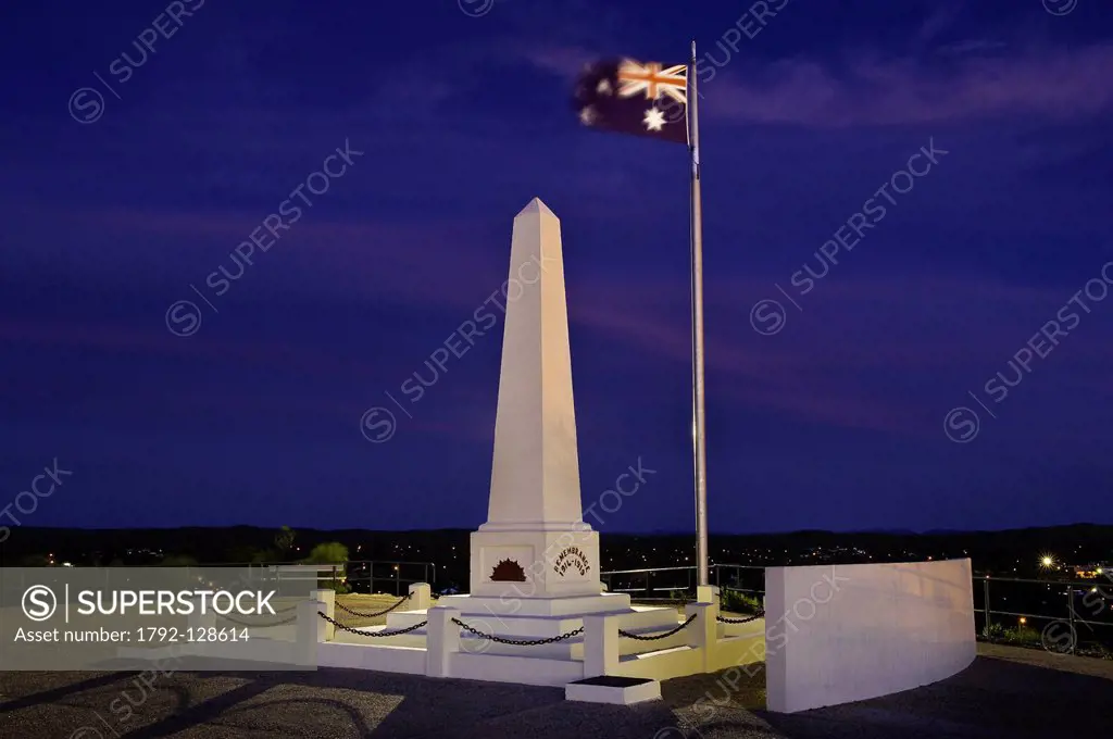 Australia, Northern Territory, Alice Springs, Anzac Hill Lookout Australian and New Zealand Army Corps