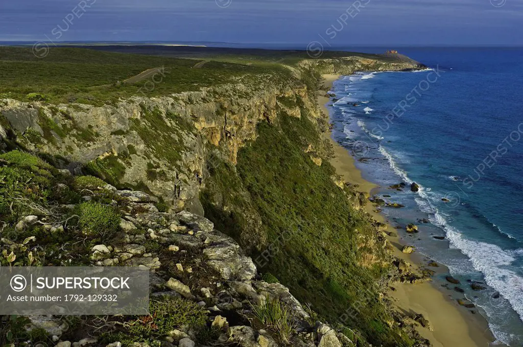 Australia, South Australia, St Vincent Gulf, Kangaroo island, Flinders Chase National Park, cost near Remarkable Rocks