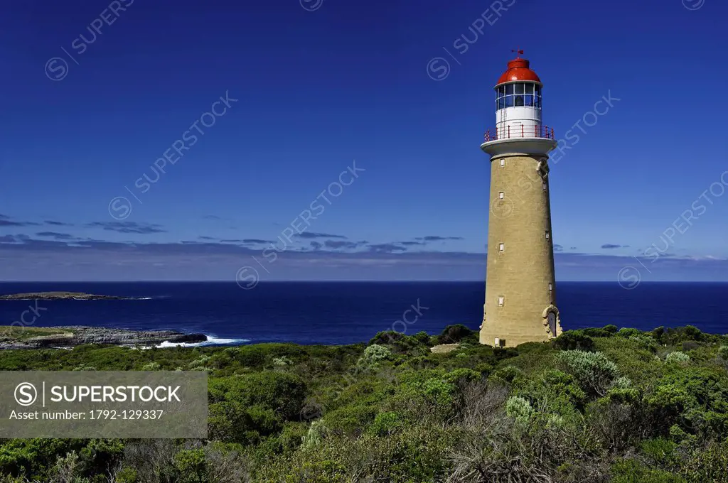 Australia, South Australia, St Vincent Gulf, Kangaroo island, Flinders Chase National Park, Cape du Couedic Lighthouse