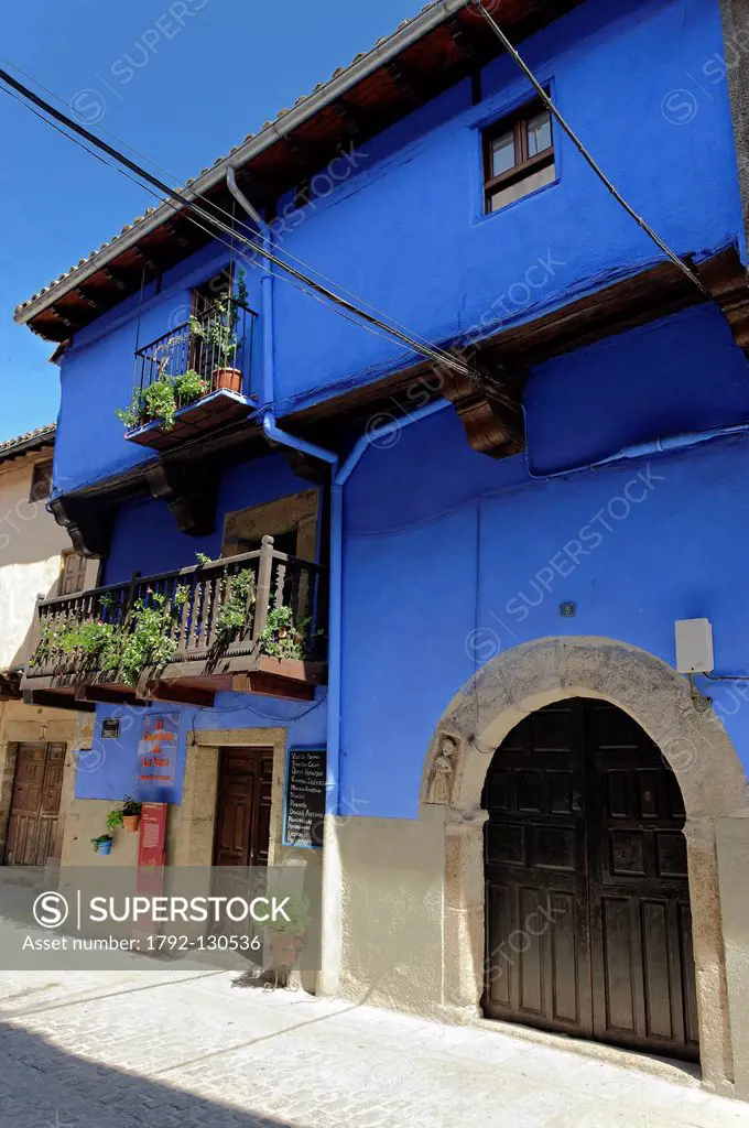 Spain, Extremadura, Garganta la Olla, as Muneca House who was a former hotel password for the troops of Carlos V