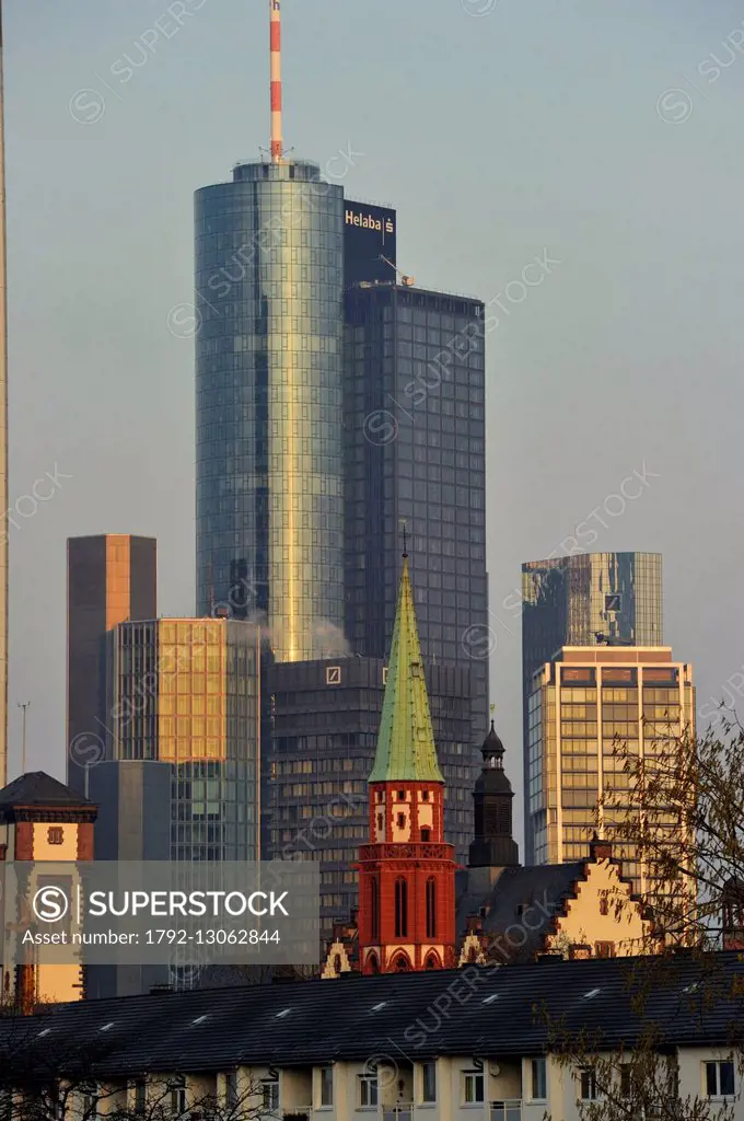 Germany, Hesse, Frankfurt am Main, Main Tower