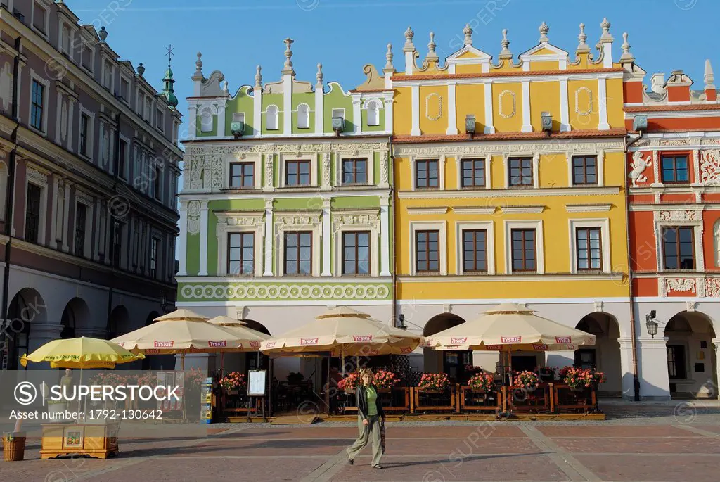 Poland, Lublin region, Zamosc, Renaissance city listed as World Heritage by UNESCO, built between 1580 and 1600 by italian architect Bernardo Morando,...