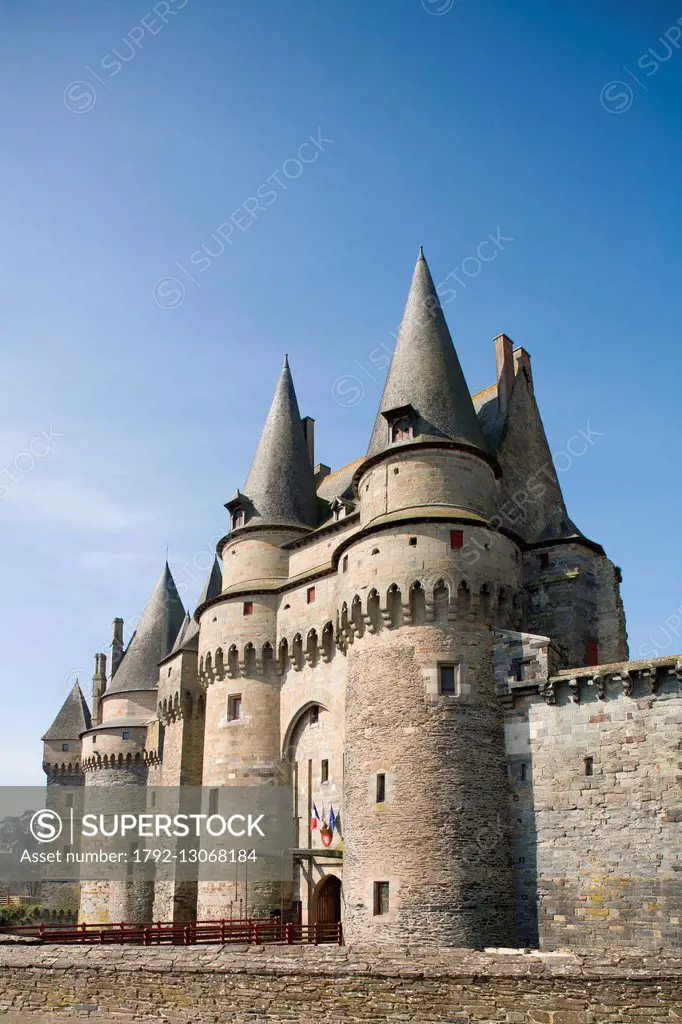 France, Ille et Vilaine Vitre, Castle of the Vitre lords