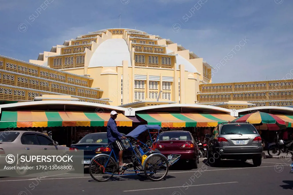 Cambodia, Phnom Penh, central market