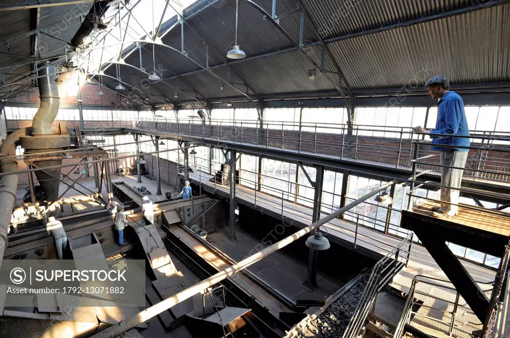 France, Nord, Lewarde, Mining History Centre listed as World Heritage by UNESCO, Sorting room