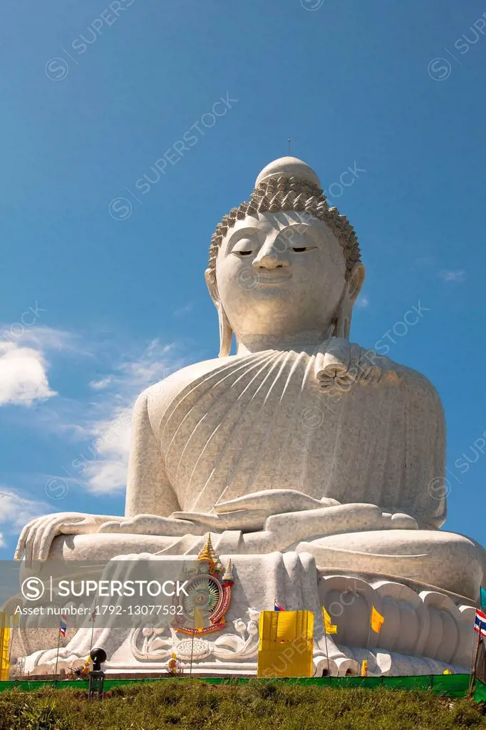 Thailand, Phuket province, Big Buddha (Mingmongkol Buddha)