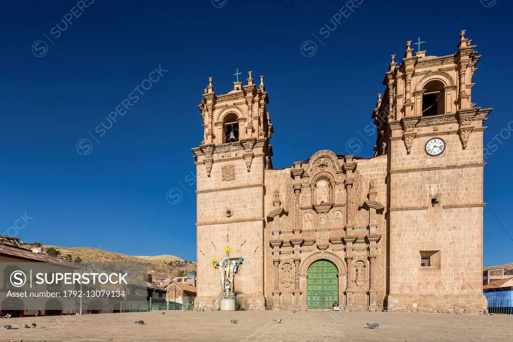 Peru, Puno Province, Puno Cathedral