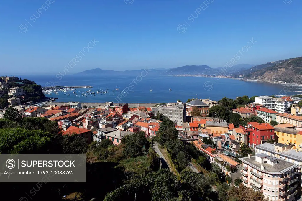 Italy, Liguria, Sestri Levante, overview