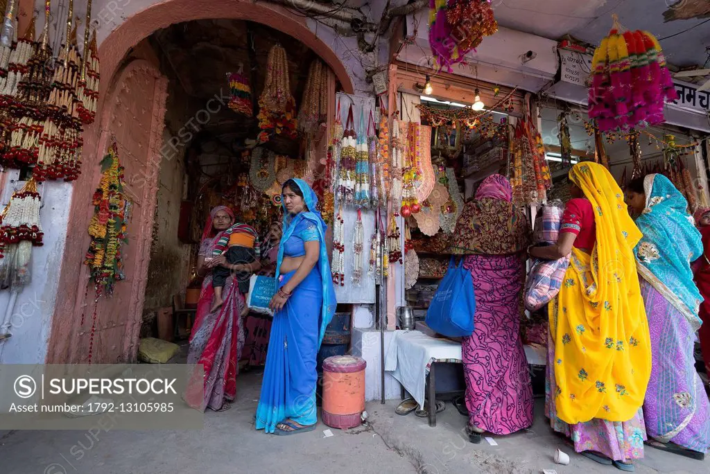 India, Rajasthan state, Jaipur, the market Johari Bazar