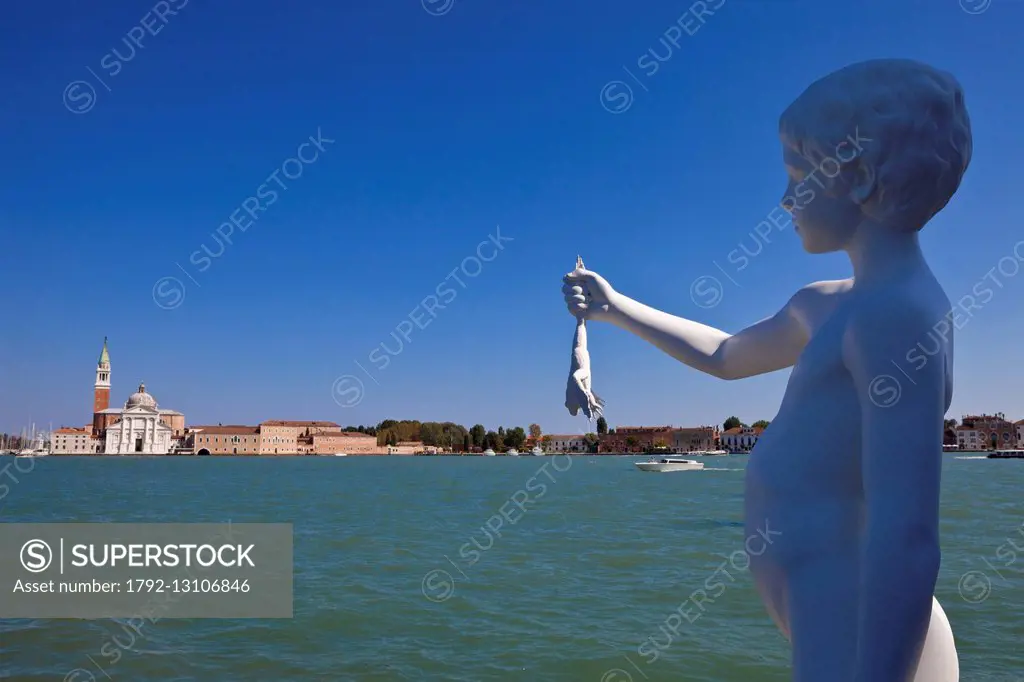 Italy, Venetia, Venice, listed as World Heritage by UNESCO, Punta della Dogana, the Pinault Foundation