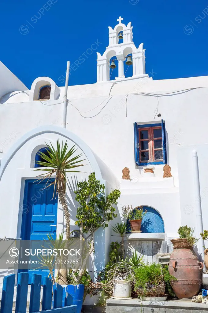 Greece, Cyclades Islands, Anafi Island, Chora is the only village of the Island