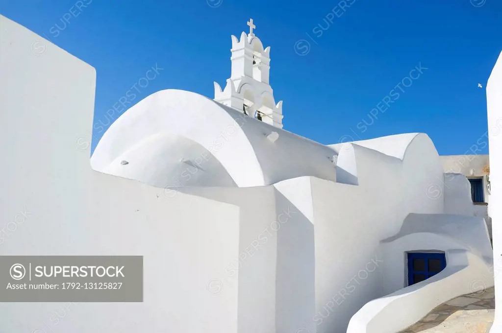Greece, Cyclades Islands, Anafi Island, Chora is the only village of the Island