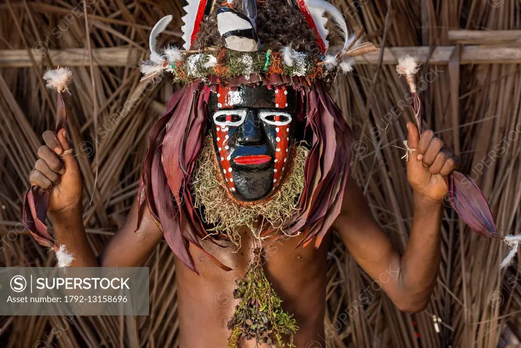 Papua New Guinea, Bismarck Archipelago, Gazelle peninsula, New Britain island, East New Britain province, Rabaul, Kokopo, National Mask Festival, Ngun...