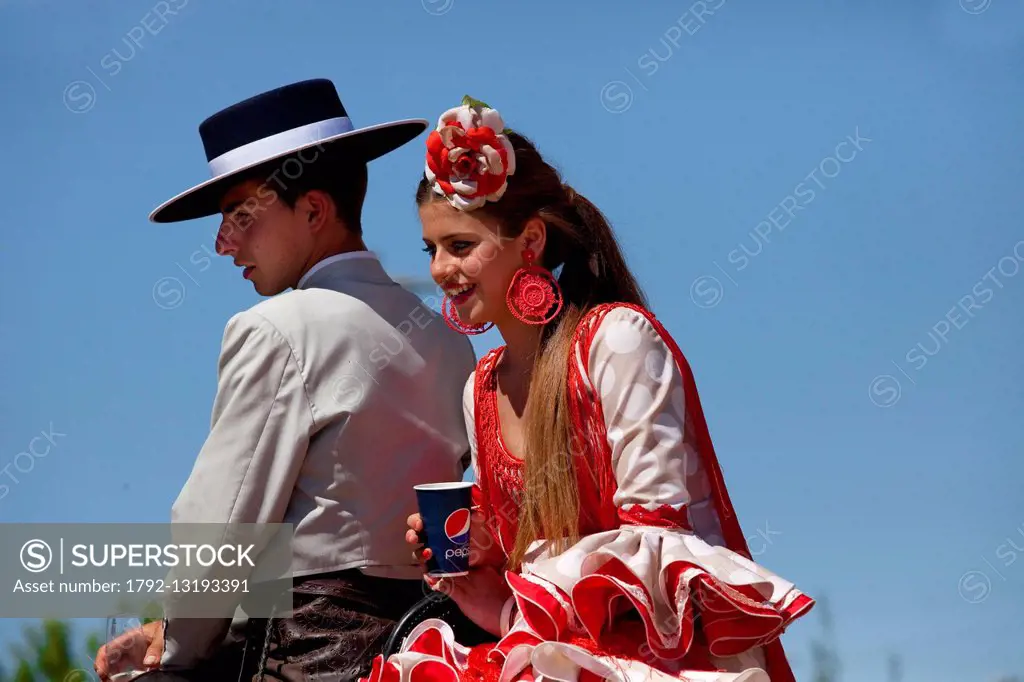 Spain, Andalusia, Cordoba, Feria de Cordoba, Cordoba Fair, City's Folkloristic celebration