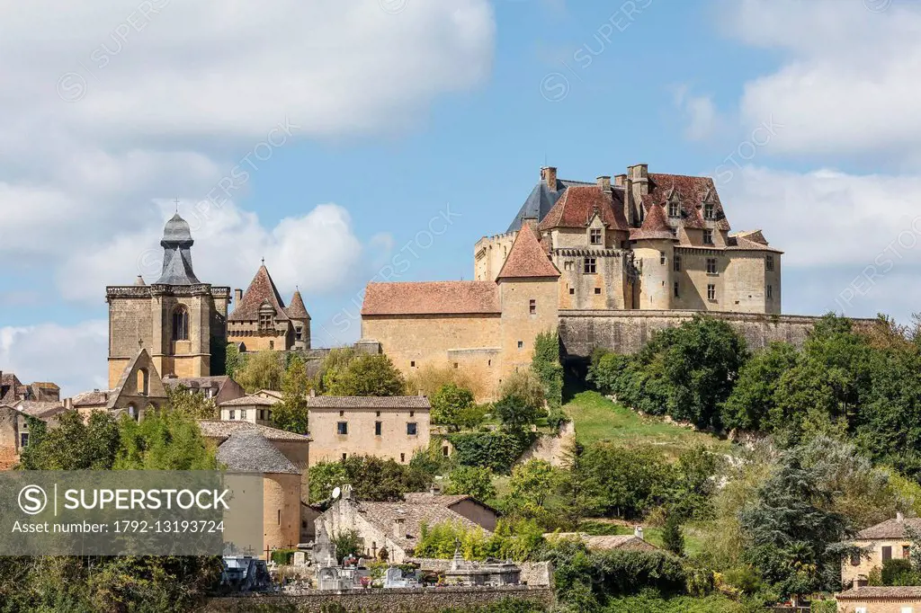 France, Dordogne, Biron, Biron castle