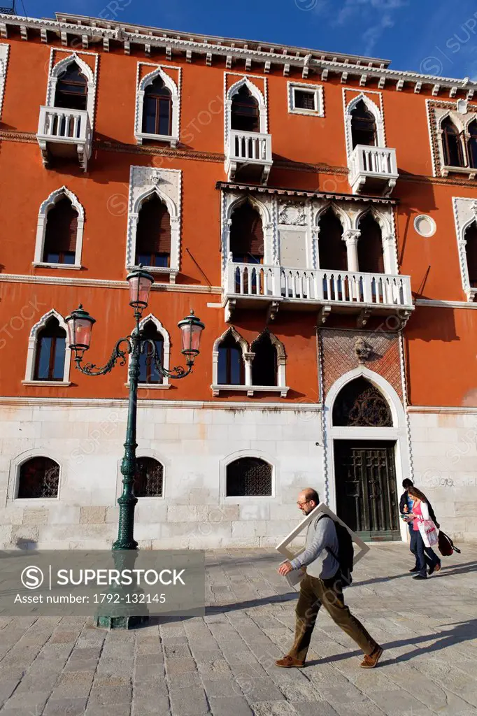 Italy, Venetia, Venice, listed as World Heritage by UNESCO, district of Dorsoduro, quay Fondamenta Zattere Ai Guisati