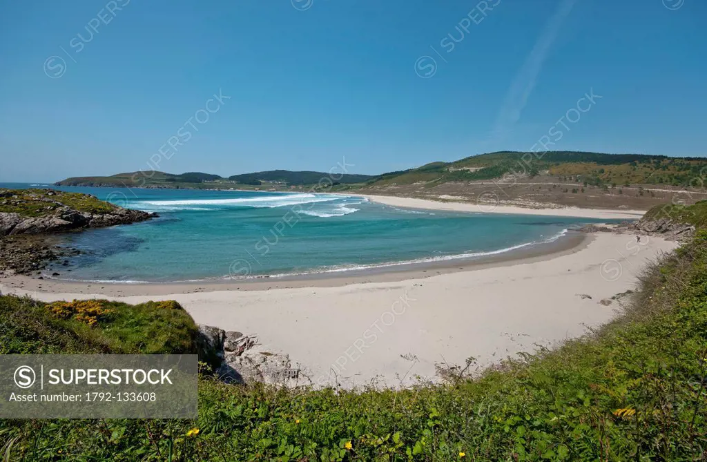 Spain, Galicia, beaches and nemine Lira, near Cape Tourinan