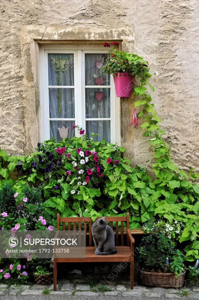 France, Moselle, Rodemack, labeled Les Plus Beaux Villages de France The Most Beautiful Villages of France