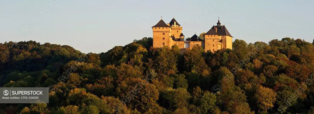 France, Moselle, Manderen, Malbrouck medieval castle