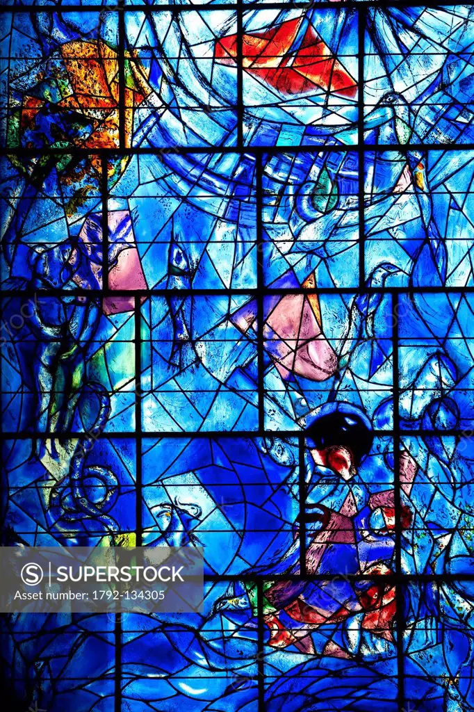 France, Alpes Maritimes, Nice, Musee National Marc Chagall, the first national museum dedicated to an artist to honor his work, created at the initiat...
