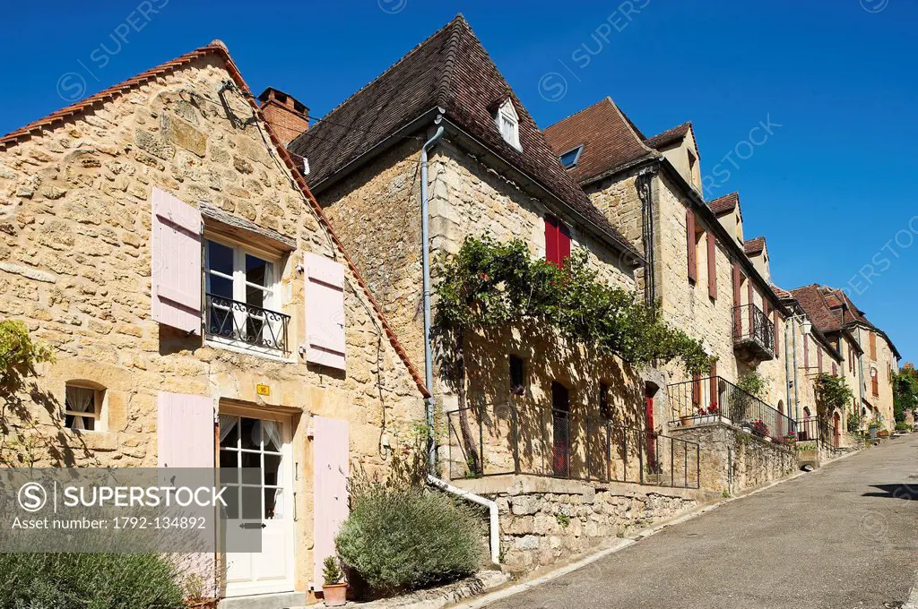 France, Dordogne, Domme, labeled Les Plus Beaux Villages de France The Most Beautiful Villages of France