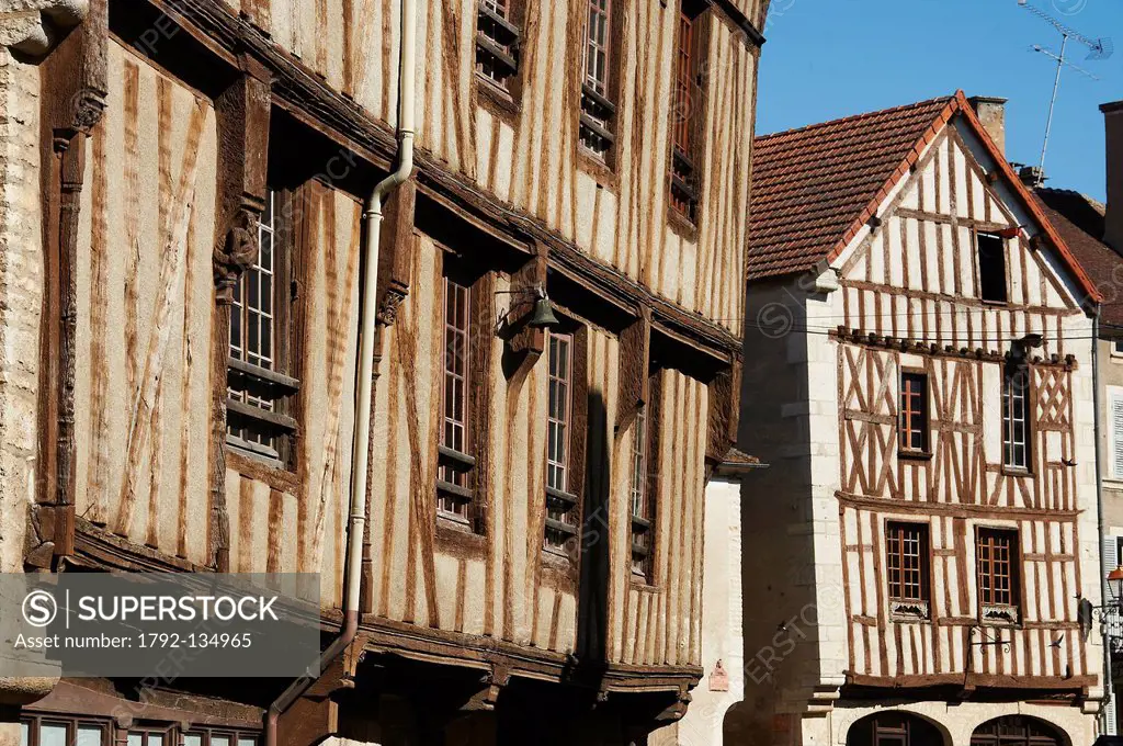 France, Yonne, Noyers sur Serein, labeled Les Plus Beaux Villages de France The Most Beautiful Villages of France