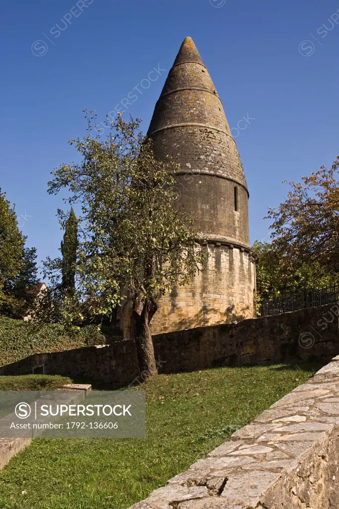 France, Dordogne, Black Perigord, Sarlat la Caneda, The Lantern of the Dead twelfth century of almost 10 m high