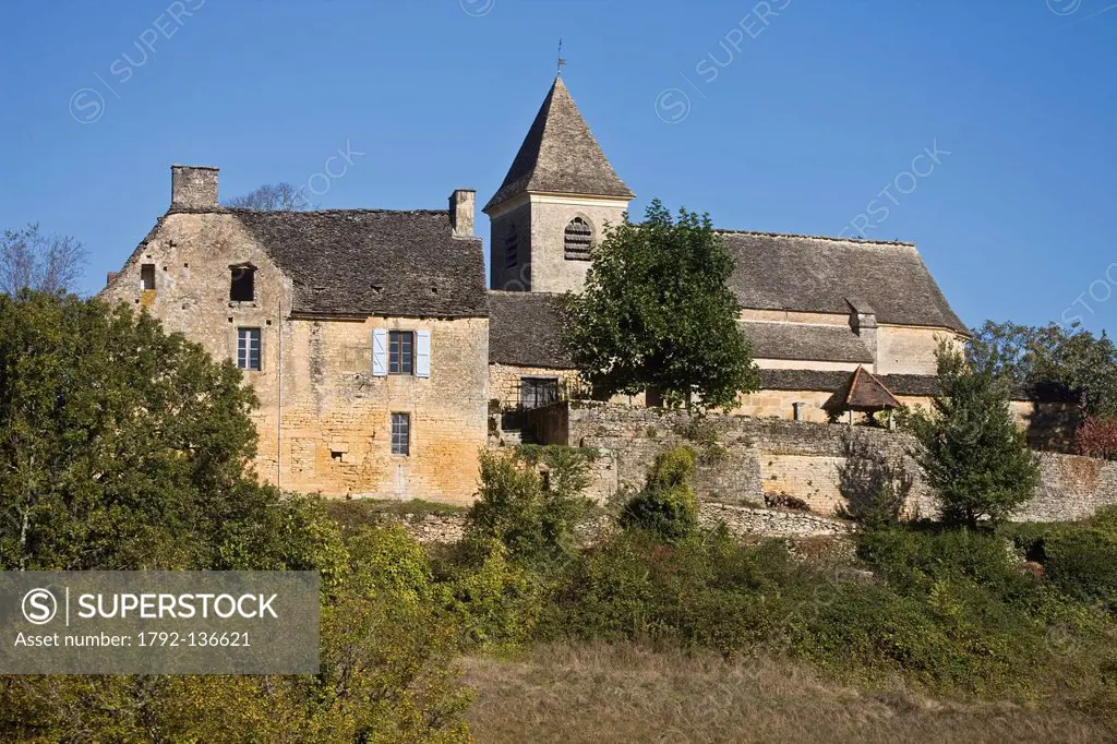 France, Dordogne, Black Perigord, Carlucet, The Village