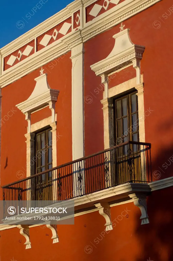 Mexico, Yucatan state, Campeche, old historic center listed as World Heritage by UNESCO