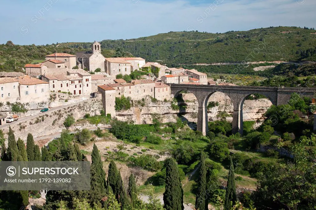 France, Herault, Minerve, labeled Les Plus Beaux Villages de France the Most Beautiful Villages of France