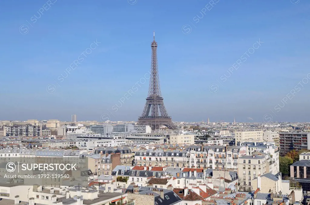 France, Paris, the Eiffel tower