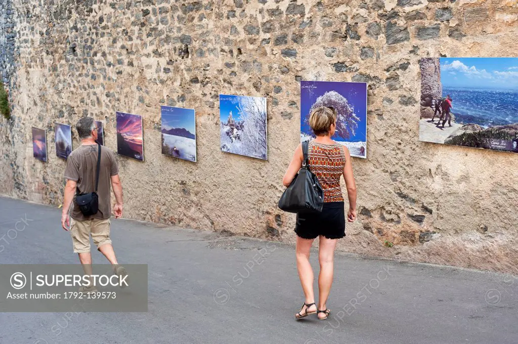 France, Haute Corse, Corte, former capital of independent Corsica and stronghold of the center of the island, photo exhibition in the citadel
