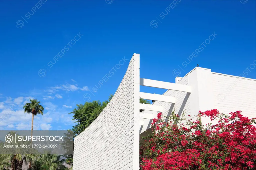 United States, California, Palm Springs, facade of the Andaz Hotel